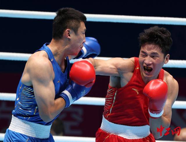 全运会拳击男子80公斤级决赛，王小保夺冠！