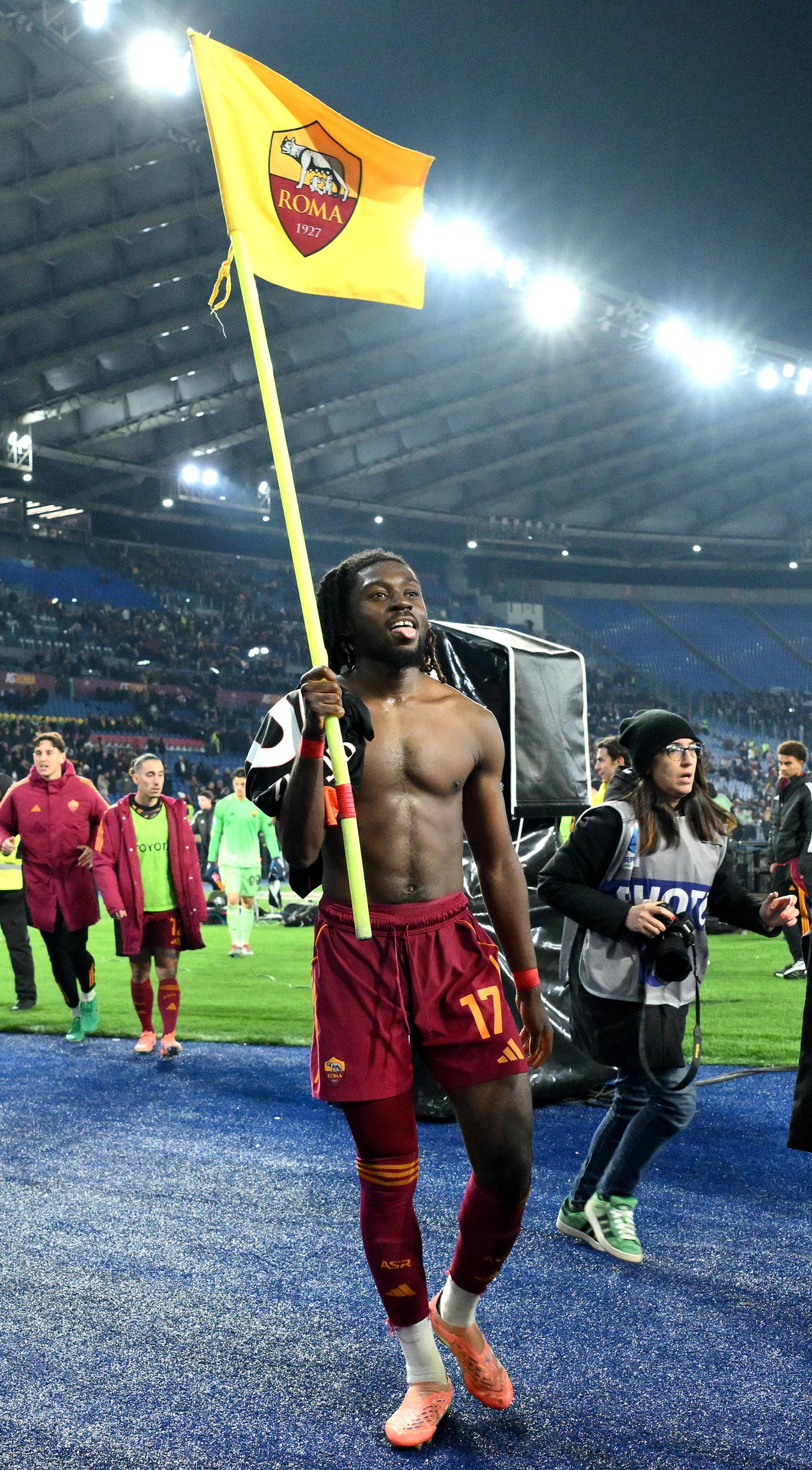 （外代二线）足球——意甲：罗马胜科莫